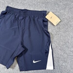 Nike Shorts Youth Medium Navy Blue White Soccer Football Kids FD7473-419